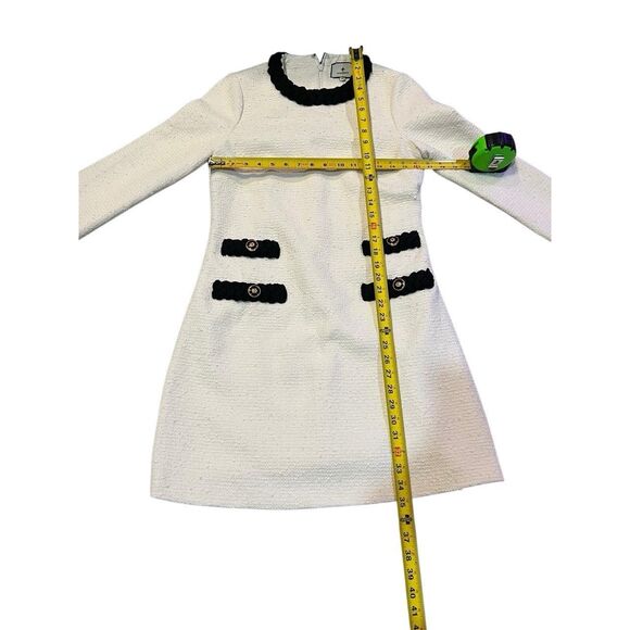 Tuckernuck Womens Cream Sheath Dress with Peter Pan Collar Size XS - Picture 11 of 11